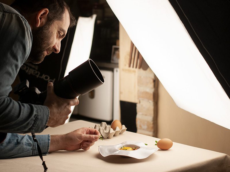backstage sessione di food photo, umberto-luce